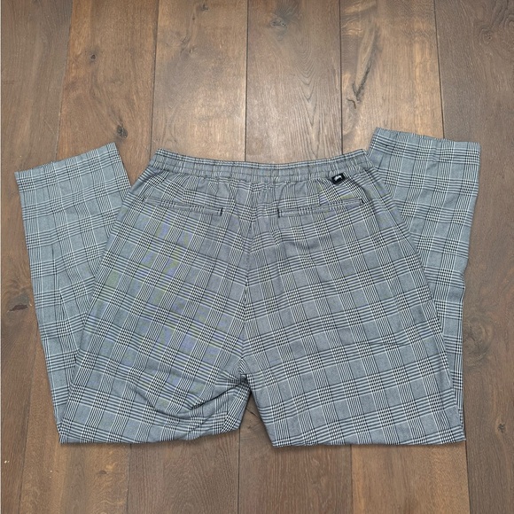 Stussy Men’s Plaid Pants Grey - Picture 3 of 5